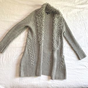 Banana Republic Italian Yarn Wool Alpaca Blend Cardigan Open Sweater